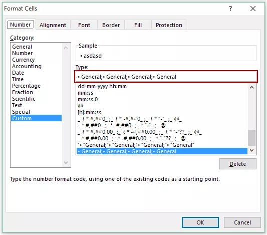 Hướng dẫn cách chèn dấu đầu dòng trong Excel